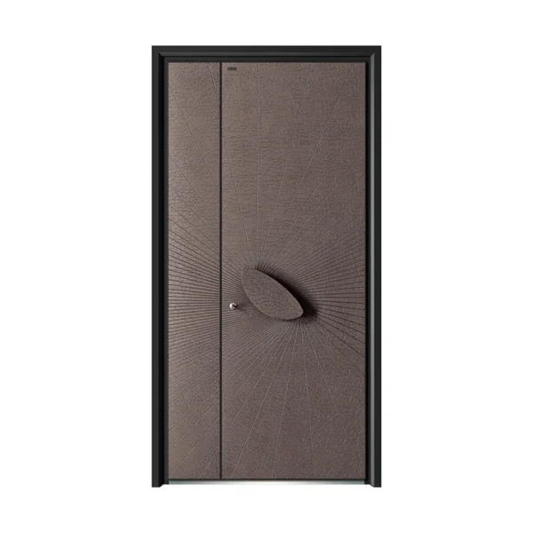 Luisa Steel Entry Door for Villas & Apartments - Customizable Panels, Colors, Design & Measurements